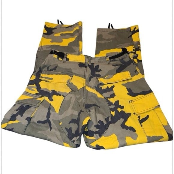 Backbone Men s Army Style BDU Pants Multi Pockets Camouflage Casual Cargo Pants - Picture 3 of 8